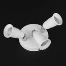 Adjustable E27 Splitter 3 Head Lamp Base LED Bulb Holder Adapter Socket Newly