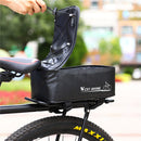 WEST BIKING 4L Mountain Bike Back Seat Bag w/ Rain Cover Rear Rack Carrier Bags