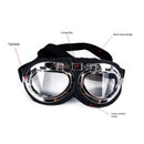 Foldable Dog Glasses UV Protect Goggles Eye Wear Sunglasses (Transparent) Newly