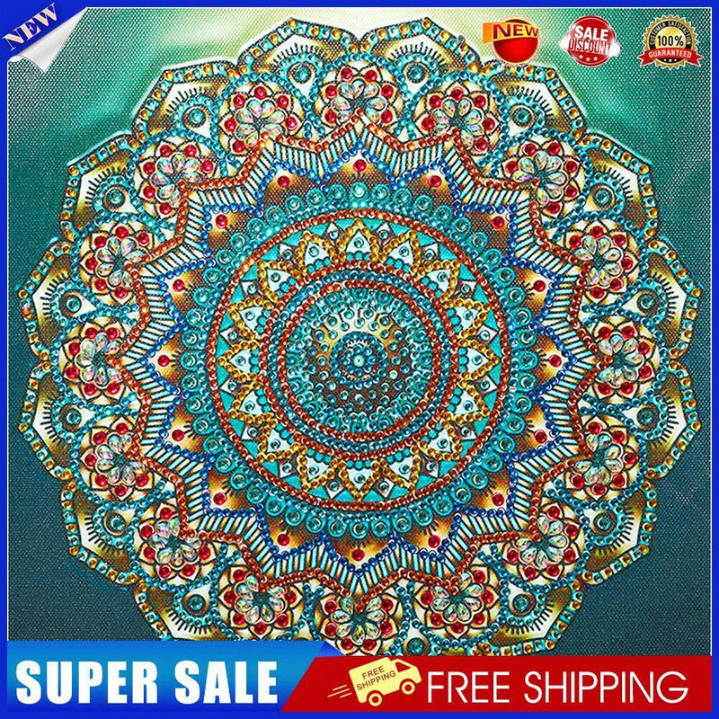 5D DIY Partial Special Shaped Drill Diamond Painting Mandala Decor (YK187)