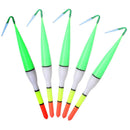5Pcs Bulbs Fishing Float Cork Plastic Float with Long Hiking Trail LED Li