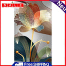 5D DIY Diamond Painting Golden Lotus Full Square Drill Picture Home Decoration