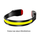 COB LED Headlight Portable 500LM Headlamps Torch for Camping Hiking (Black)