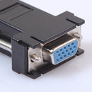 VGA Extender Female to Lan Cat5 Cat5e/6 RJ45 Ethernet Female Adapter