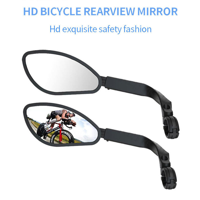 Bicycle Handlebar Mirror Mountain Road Bike Rearview Mirrors Parts (Left) Newly