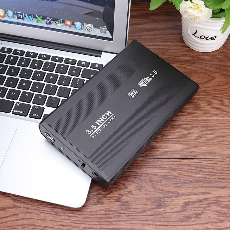 3.5"inch USB 3.0 SATA SSD Hard Drive External Enclosure HDD Mobile Disk Box Case