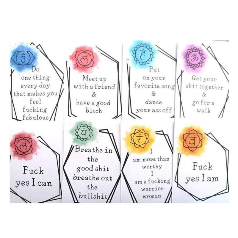 16pcs Sweary Affirmation Cards, My Little Bag of Sweary Affirmations UK sale