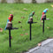 LED Solar Lights Parrot Waterproof Lawn Stakes Lamps Garden Decor (Red)