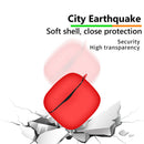 Wireless Earphone Cover for SoundPEATS Air3 Silicone Protector Case (Red) Newly