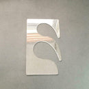 4x Quilters Templates Ruler Feather Plume Sewing Machines Tools Parts Z1Z4 B6U6