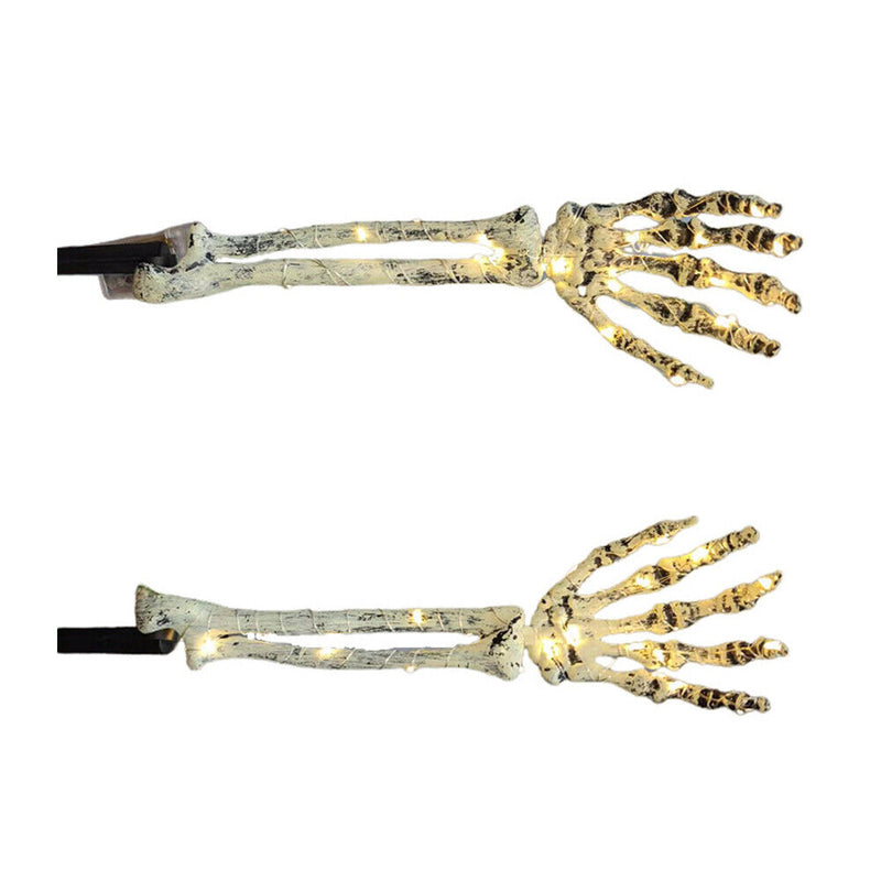 1 Pairs Ghost Hand Light Holiday Party Decor for Lawn Driveway Terrace Sidewalk