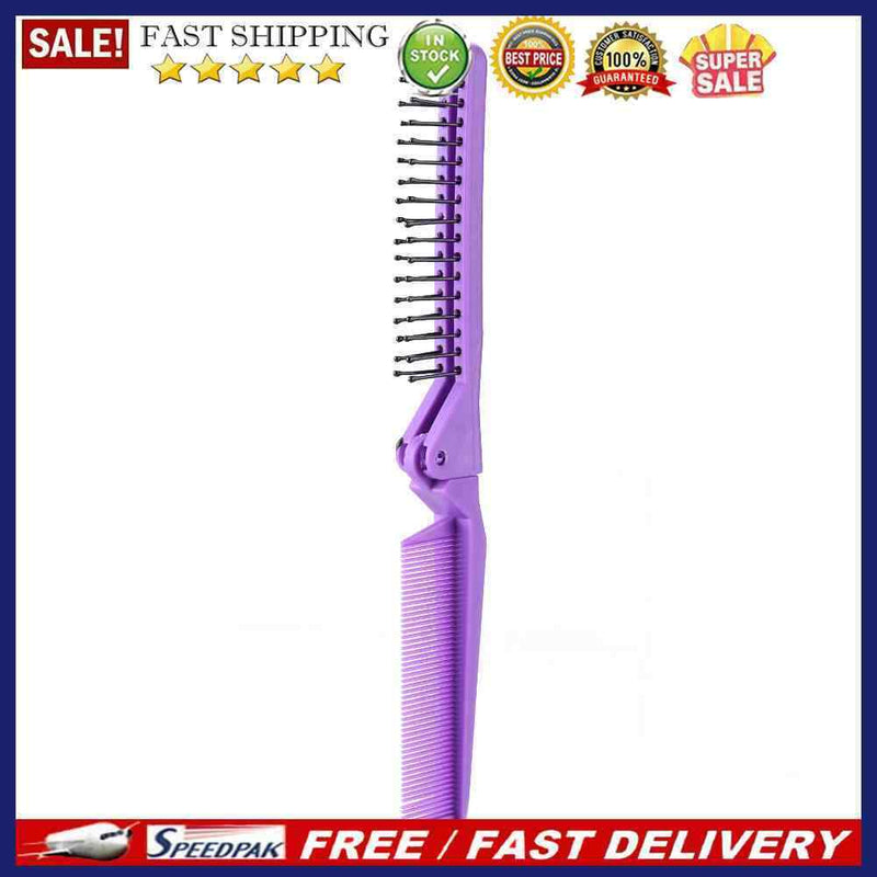 Anti Static Folding Hair Comb Toothed Massage Brush for Men Women Hairbrush