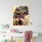 Girl with Feathers Oil Paint By Numbers DIY Handpainted on Canvas Wall Art