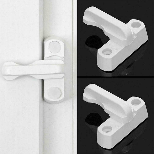 Door Sash Jammer Safety Restrictor Latch Tool Locking Window Security Locks L4O9