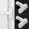 Door Sash Jammer Safety Restrictor Latch Tool Locking Window Security Locks L4O9