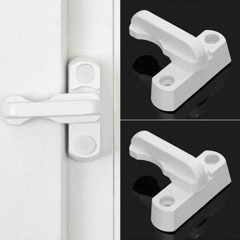 Door Sash Jammer Safety Restrictor Latch Tool Locking Window Security Locks L4O9