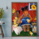 5D Diamond Painting Kit Kids Full Round Drill DIY Mosaic Rhinestone Picture
