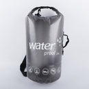 PVC Bags 20L Trekking Drifting Waterproof Storage Pouch (Translucent Black)