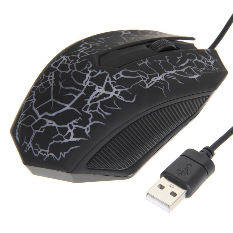 2400DPI 3 Button LED USB Cable Computer Mouse Professional Ultra Precise Gaming,