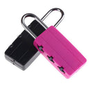 Resettable Small Vackpack Suitcase Travel Code Lock 3 Digit Combination Padlock