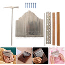 21-Key Kalimba Mbira DIY Part Set Shrapnel Tuning Hammer Musical Accessories Kit