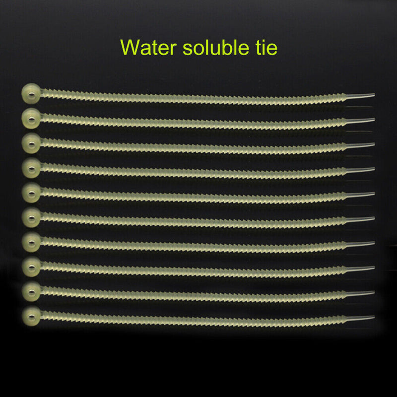 10pcs Water Soluble Cable Tie Bait Tied Belt Straps Equipment