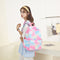 #A 3pcs/set Backpack Gradient Rainbow Print Kids Bookbag 3 in 1 Lunch Bag Girl