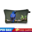Bird Printed Hand Hold Travel Storage Cosmetic Bag Toiletry Bag