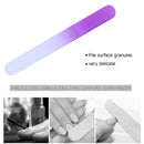 Portable Glass Nail Shiner Durable Grinding Buffer Manicure Tools (Purple) Newly