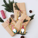 Santa Claus Kraft Paper Kraft Tag Gift Wrapping Hang Tags Christmas Labels