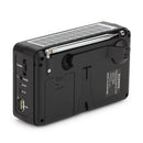 SOS FM/AM Portable Solar Panel Large Battery Radio Outdoor Solar Hand Crank