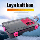 Double Sided Fish Hook Lures Bait Storage Box Fishing Tackle Case (Pink) Newly