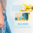 Clean-Cut Paint Edger Roller Brush Wall Ceiling Baseboard Painting Edging Tool #
