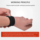2x Sports Safety Wrist Support Band Anti Motion Sickness Wristband (Black) Newly