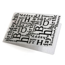 Christmas Words Embossing Plastic Case For Scrapbook DIY Album Card