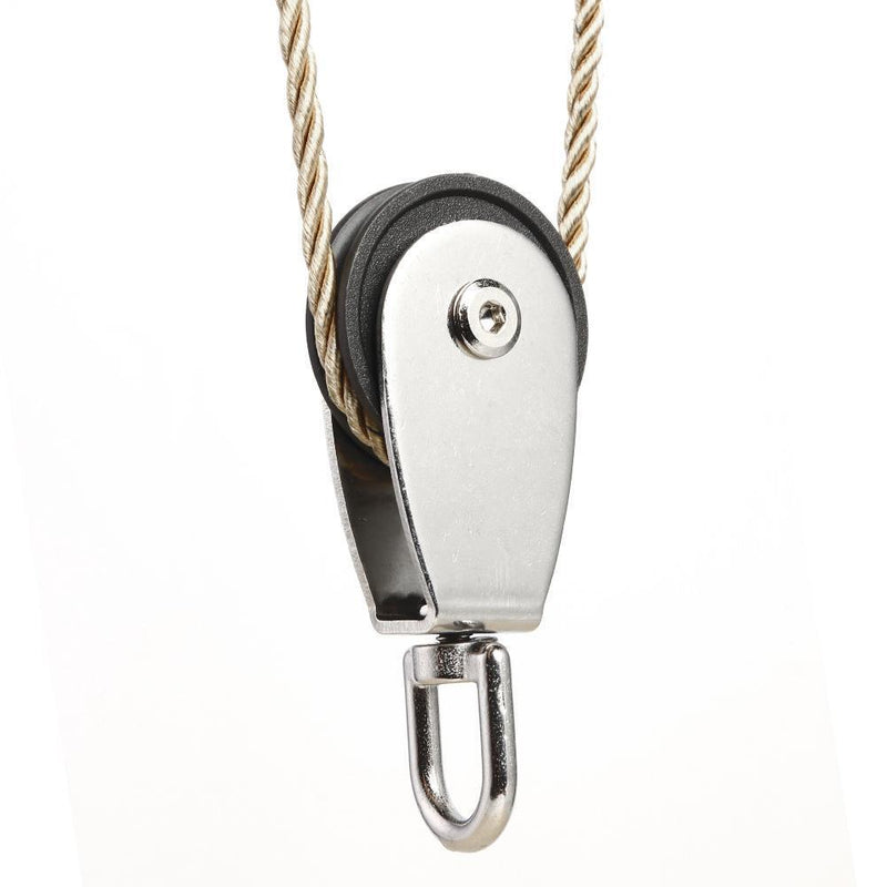 3PCS Fitness Bearing Lifting Pulley Mute Wheel Gym Exercise Equipment