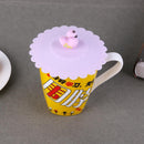 Silicone Cartoon Cup Cover Creative Anti-Dust Sealing Coffee Lid Caps(5)