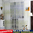 Wintersweet  Curtain Tulle Window Treatment Voile Drape Valance Green  Newly