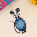Animal Brooches Rhinestone Mouse Jacket Clothes Sweater Backpack Badges Gift