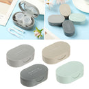 Container Colorful Mini Square Contact Lenses Box with Mirror Contact Lens Case