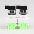 2pcs ON/OFF/ON Rotary Three Position Selector Car Switch Makes Ignition LAY37