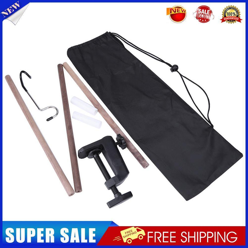 Detachable Lantern Stand Pole Outdoor Camping Light Hanger Holder (Walnut)