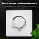 Switches Fan Speed Controller Fan Speed Adjuster Adjustment Stepless Speed