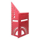 Aluminum Alloy Scriber Angle Ruler Wooden Square 45 90 Measuring Degree Gauge