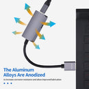 HD 4K@60Hz USB Type C 3.1 USB-C to HDMI Adapter Female to Male Converter