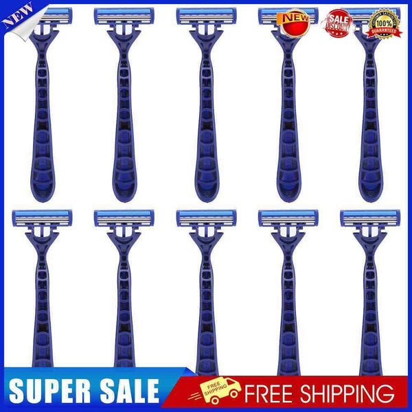 Plastic Handle Antislip Manual Shaver Supplies Traditional Razor Face Care