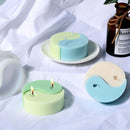 Tools Tai Chi Yin Yang Candle Mold Soap Wax Aromatherapy Silicone Candle Mould