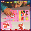 Kids Busy Board Buckle Montessori Toys Baby Learns Life Skills with Zipper