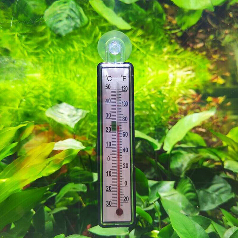Aquarium Thermometer Fish Tank Glass Temperature Gauge Meter Suction Cup Newly