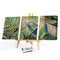 Leaf Oil Paint By Numbers Kits DIY Handpainted on Canvas Wall Art Picture Crafts